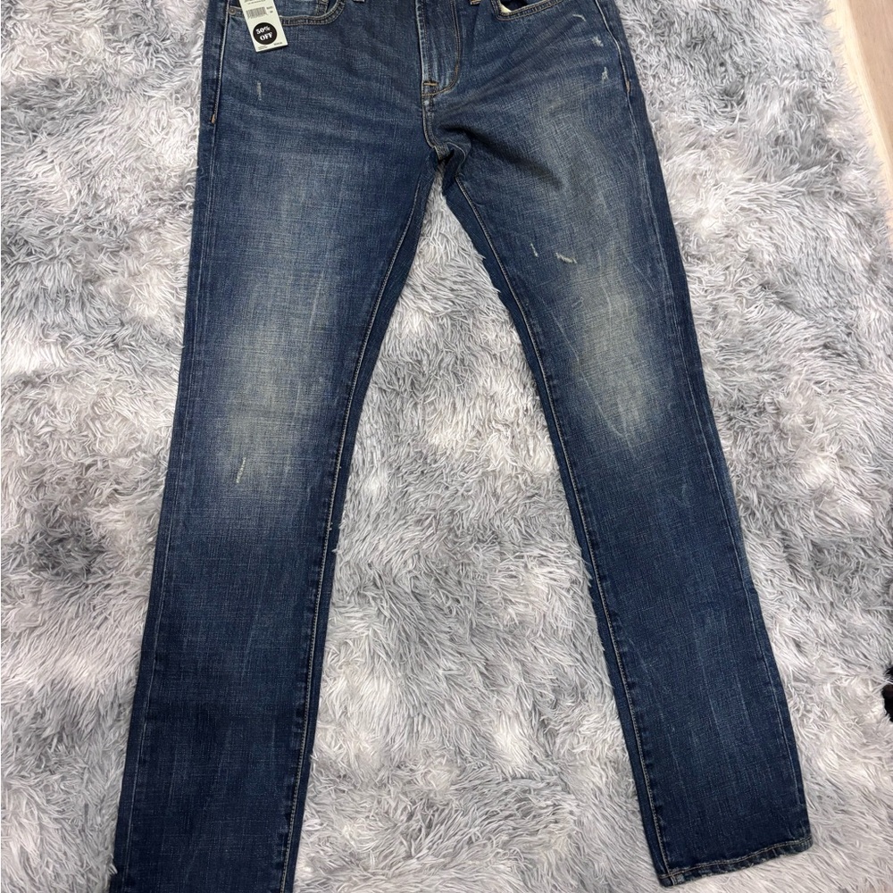 John Varvatos Dark Blue Skinny Jeans
